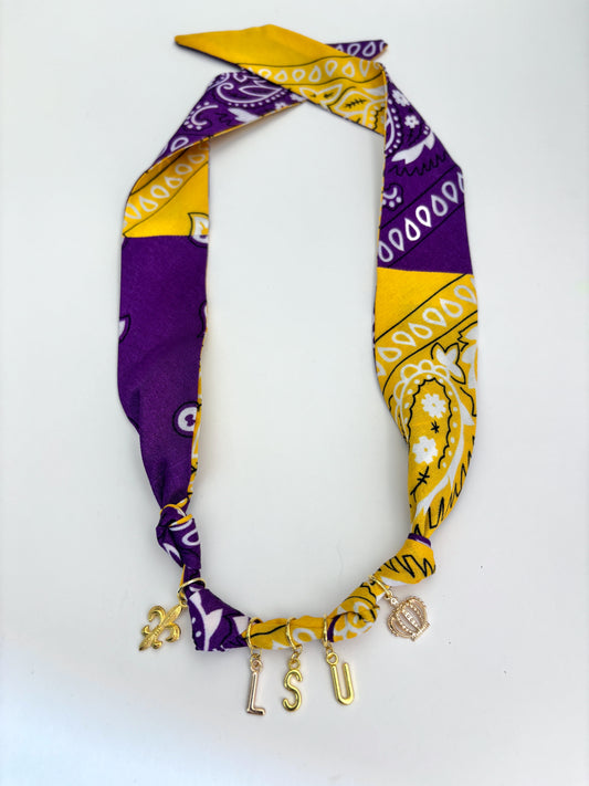 LSU Bandana Necklace