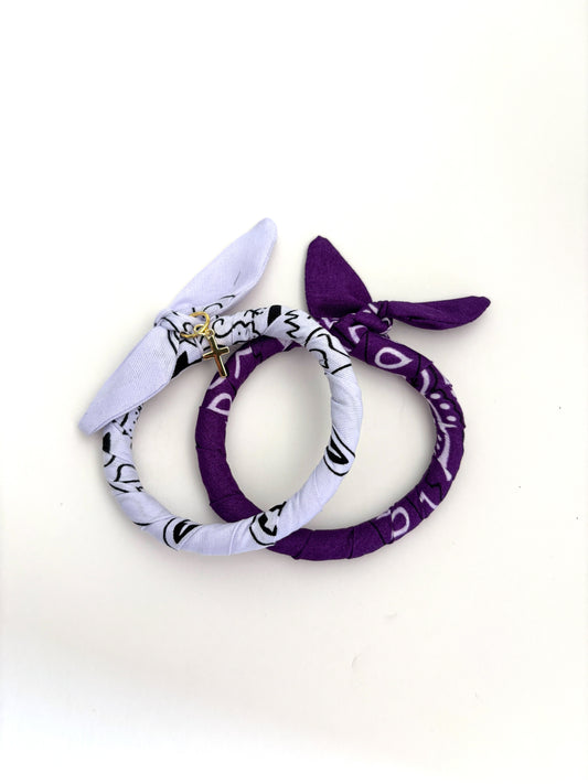 TCU Bandana Bracelets (Set of 2)