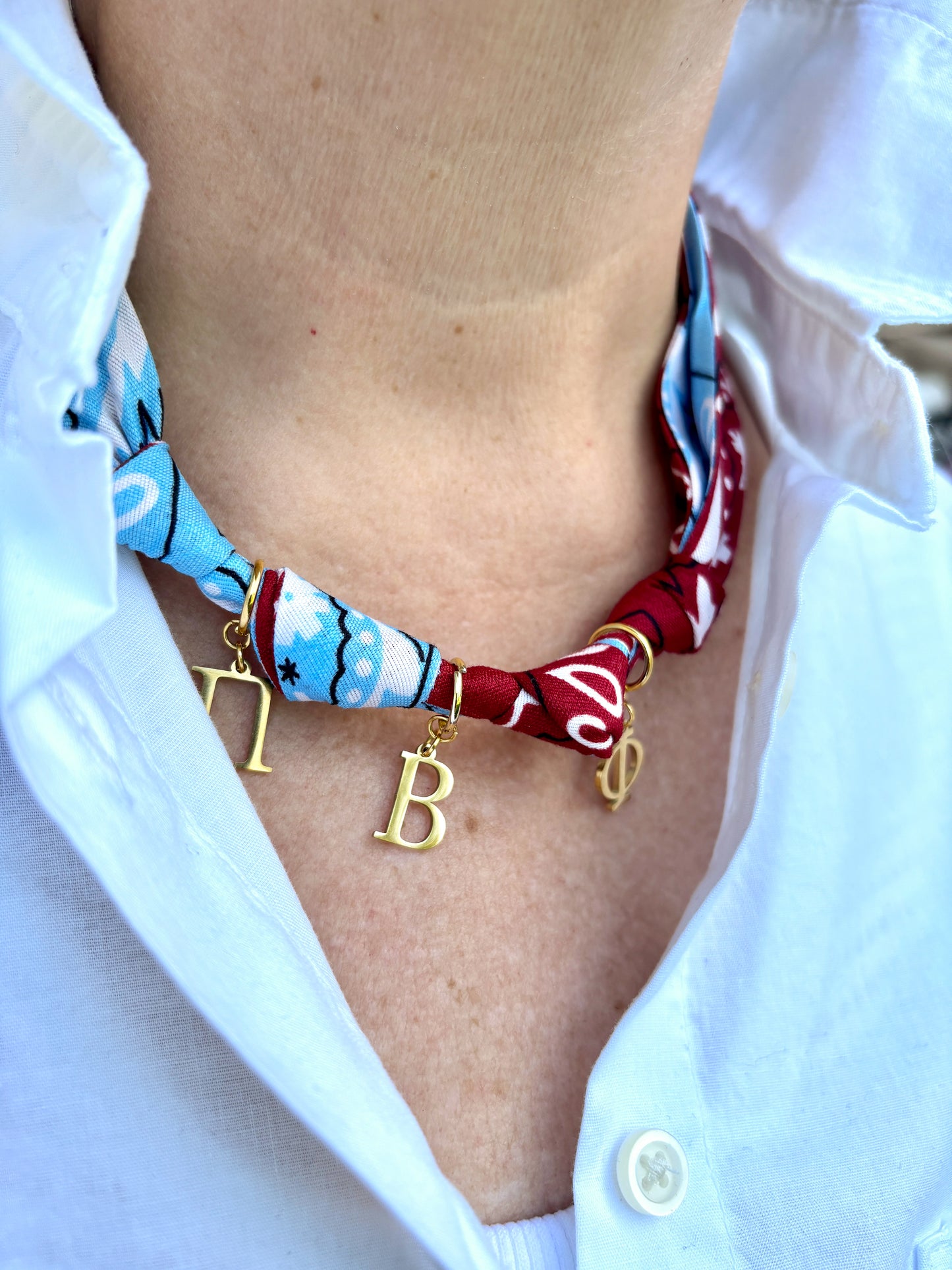 Sorority 2 Bandana Necklace