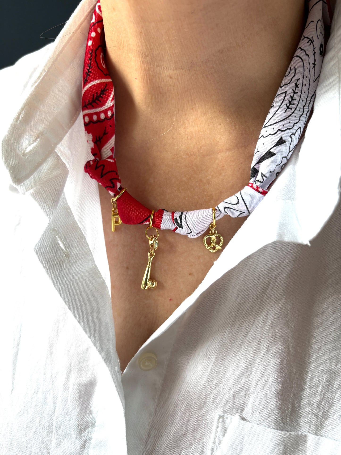 Phillies Bandana Necklace